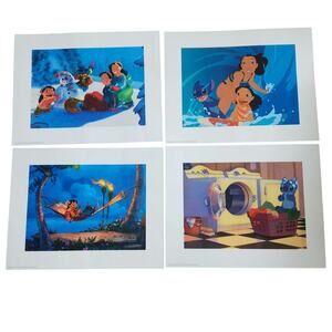 DISNEY LILO & STITCH portfolio set of 4 lithographs 11X14
